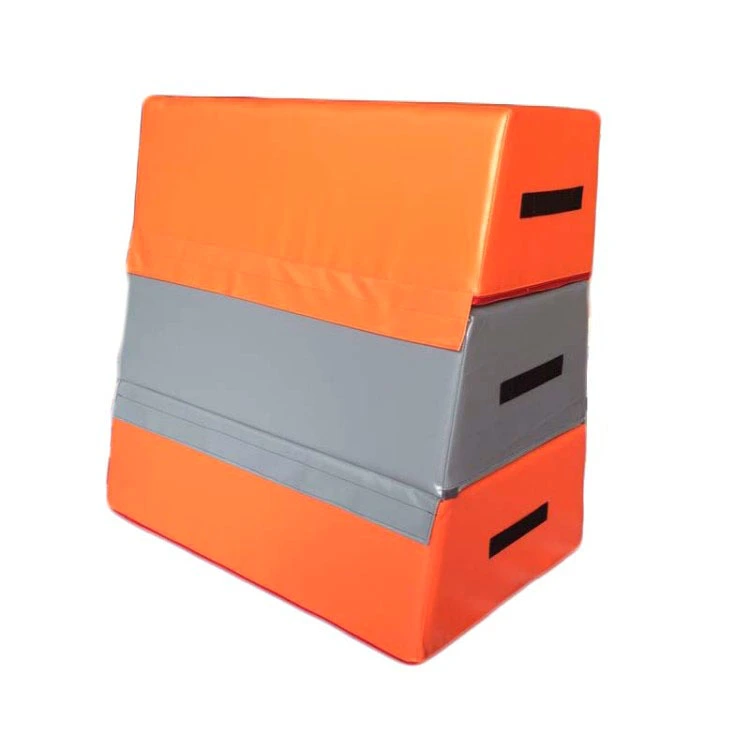 मऊ तीन विभाग स्क्वेअर-टॉप जंप बॉक्स